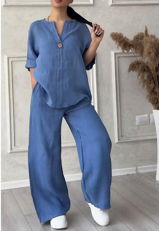 Cotton-Linen Pajamas.